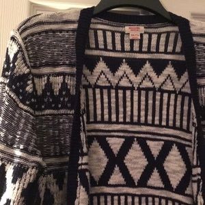 Mossimo Supply Co. Sweaters - MOSSIMO Supply Co. Patterned Long Cardigan Mossimo Supply Co. Sweaters - MOSSIMO Supply Co. Patterned Long Cardigan